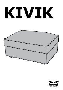 Bedienungsanleitung IKEA KIVIK Fussbank