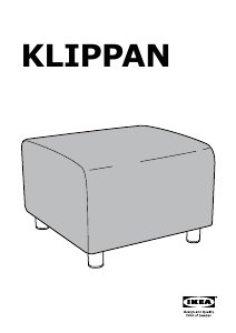 Manuál IKEA KLIPPAN Podnožka