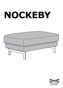 Kullanım kılavuzu IKEA NOCKEBY Ayak uzatma taburesi