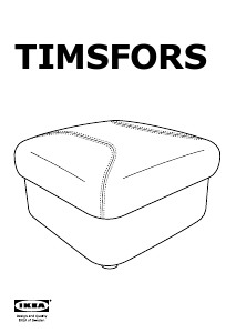 Bedienungsanleitung IKEA TIMSFORS Fussbank
