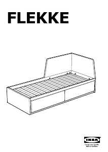 Vadovas IKEA FLEKKE Dienos poilsio lova
