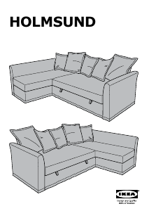 Manual IKEA HOLMSUND Canapea extensibilă