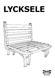 Εγχειρίδιο IKEA LYCKSELE (80x100x87) Ανάκλιντρο