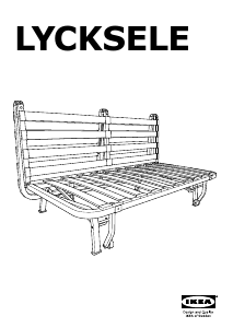 Panduan IKEA LYCKSELE (142x100x87) Dipan