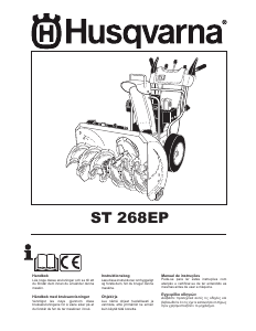 Manual Husqvarna ST 268EP Ventilador de neve