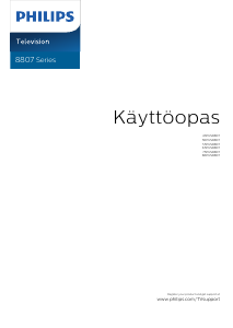 Käyttöohje Philips 86PUS8807 LED-televisio