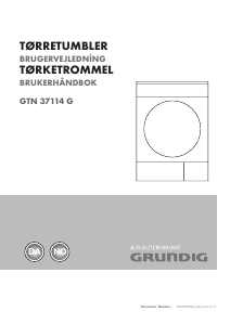 Brugsanvisning Grundig GTN 37114 G Tørretumbler