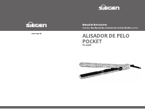 Manual de uso Siegen SG-3406 Plancha de pelo