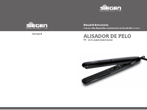 Manual de uso Siegen SG-3515H Plancha de pelo