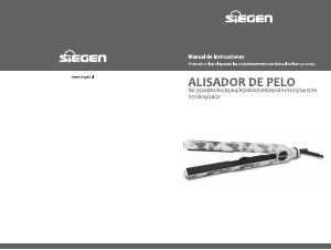 Manual de uso Siegen SG-3520D14 Plancha de pelo