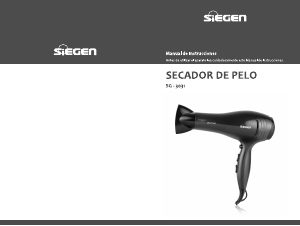 Manual de uso Siegen SG-3031 Secador de pelo