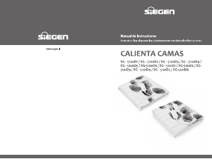 Manual de uso Siegen SG-5121D3 Manta eléctrica