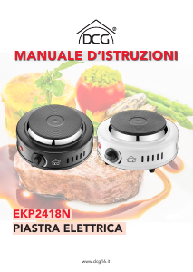 Manuale DCG EKP2418 Piano cottura