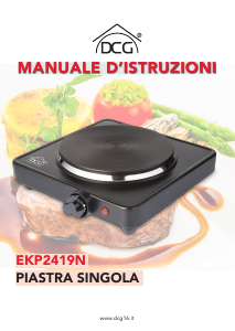 Manuale DCG EKP2419N Piano cottura