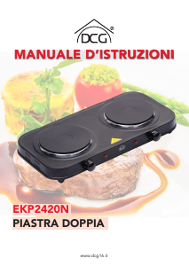Manuale DCG EKP2420N Piano cottura