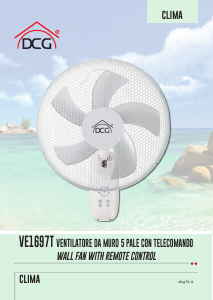 Manuale DCG VE1697T Ventilatore