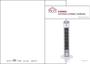Manuale DCG VE9095 Ventilatore
