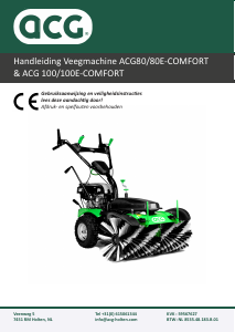Handleiding ACG AGC100E-COMFORT Veegmachine