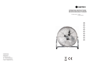 Handleiding Hantech FE-45A Ventilator