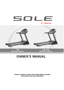 Manual Sole Fitness F83 Treadmill