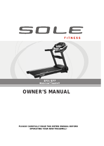 Manual Sole Fitness S77 Treadmill