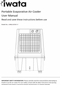 Handleiding Iwata AIRBLASTER-17 Ventilator