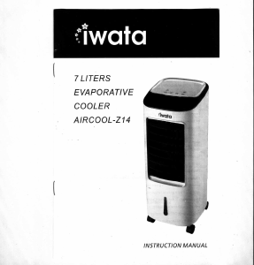 Handleiding Iwata AIRCOOL-Z14 Ventilator