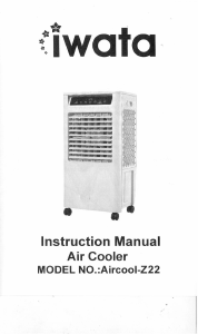 Handleiding Iwata AIRCOOL-Z22 Ventilator