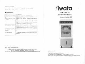 Manual Iwata AIRCOOL-Z24 Fan