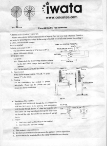 Manual Iwata AIRMAX-2.4W Fan