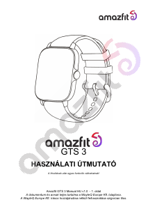 Használati útmutató Amazfit GTS 3 Okosóra