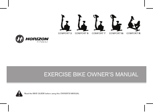 Handleiding Horizon Fitness Comfort 3 Hometrainer