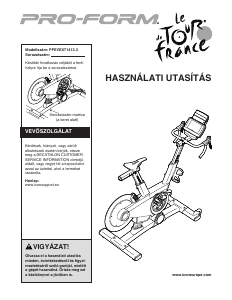 Használati útmutató Pro-Form PFEVEX71413.3 Tour de France Szobakerékpár