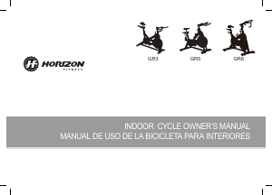 Handleiding Horizon Fitness GR3 Hometrainer