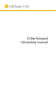 Manuál Lifespan C15w Rotoped