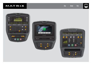 Mode d’emploi Matrix 3xe Console de fitness