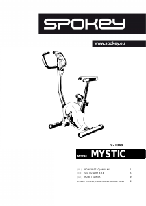 Instrukcja Spokey Mystic Rower treningowy