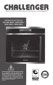 Manual de uso Challenger HE 9600 INOX Horno