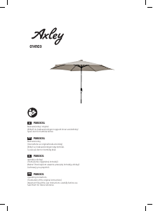 Handleiding Axley 014-103 Parasol