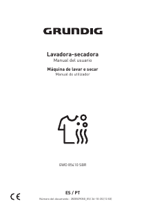 Manual Grundig GWD 85410 SBR Máquina de lavar e secar roupa