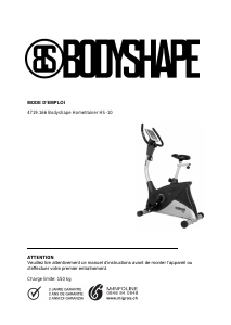 Mode d’emploi Bodyshape HS-10 Vélo d’appartement