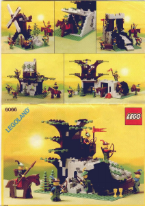 Bedienungsanleitung Lego set 6066 Castle Geheimversteck