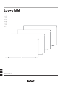 Manual de uso Loewe Bild 9 Televisor de OLED