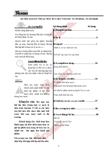 Hướng dẫn sử dụng Texgio TG-DT2022B Máy rửa chén
