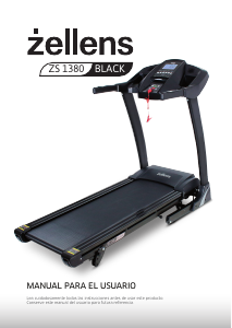 Manual de uso Zellens ZS 1380 Black Cinta de correr