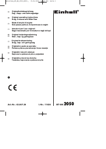 Manuale Einhell BT-SM 2050 Troncatrice