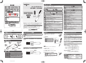 説明書 イズミ CD-956 ヘアスタイラー