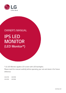 Handleiding LG 34UC98-W LED monitor