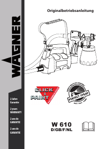 Handleiding Wagner W 610 Verfspuit