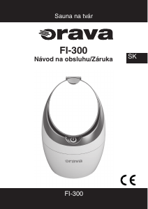 Návod Orava FI-300 Tvárová sauna